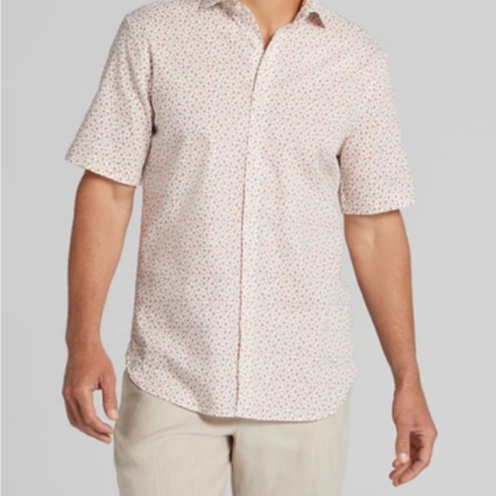 Joseph Abboud Short Sleeve Button up shirt Sz-Large